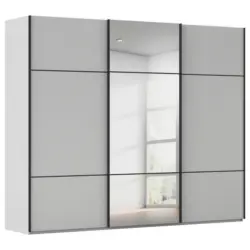 Schwebet&uuml;renschrank in Grau