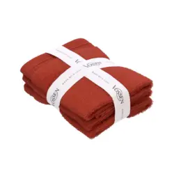 Seiftuchset 30/30 cm Detox Time Braun 3-teilig