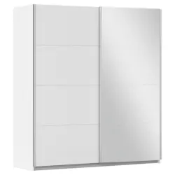 Schwebet&uuml;renschrank in Wei&szlig;