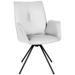 Armlehnstuhl Beinauswahl, Lederauswahl Echtleder