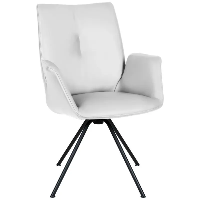 Armlehnstuhl Beinauswahl, Lederauswahl Echtleder