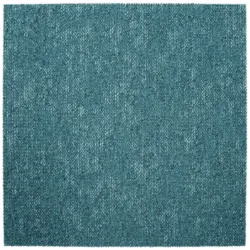 Teppichfliese 50/50 cm in T&uuml;rkis