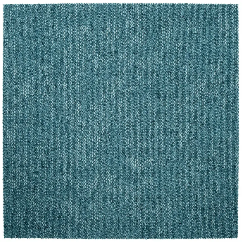Teppichfliese 50/50 cm in T&uuml;rkis