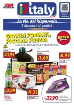 D'Italy Grandi formati, piccoli prezzi - al 08.03.2026