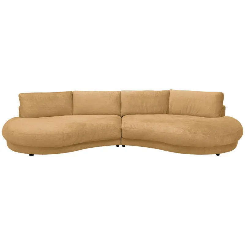 Bigsofa in Chenille Goldfarben
