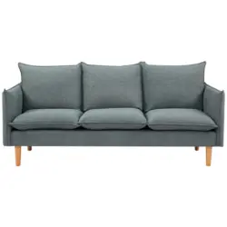 3-Sitzer-Sofa in Webstoff Dunkelgrau