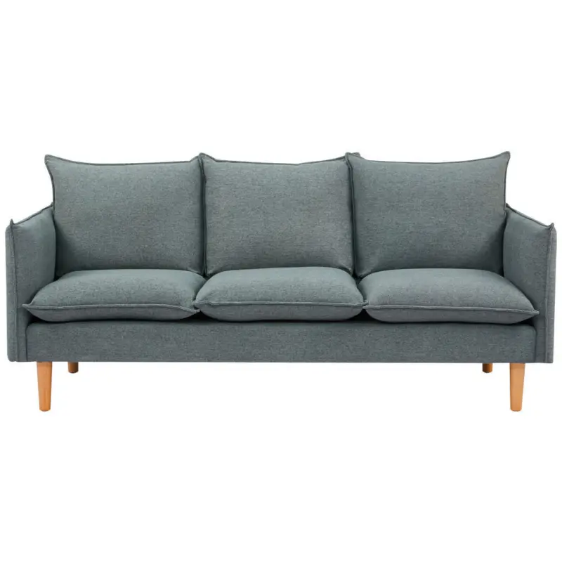 3-Sitzer-Sofa in Webstoff Dunkelgrau