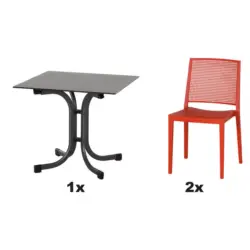 Gartengarnitur 3-teilig