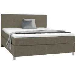 Boxspringbett 180/200 cm in Hellbraun