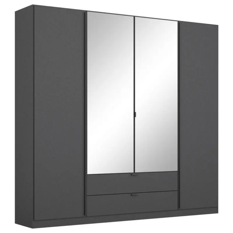 Dreht&uuml;renschrank in Grau