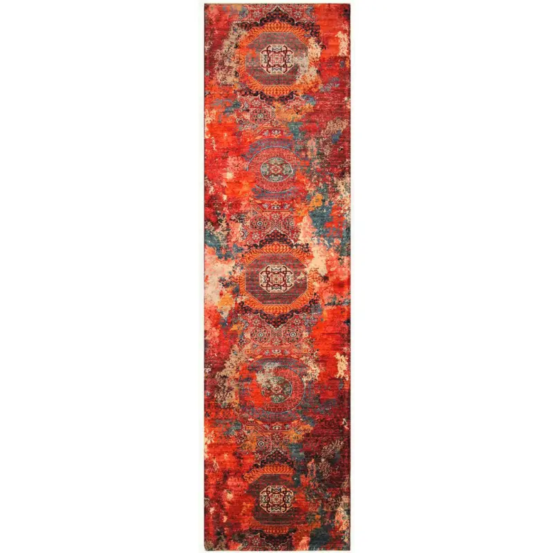 Orientteppich 80/300 cm Glow Multicolor