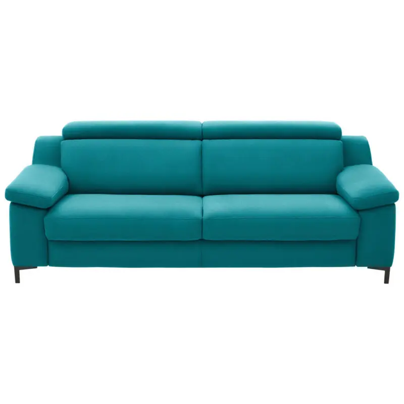 3-Sitzer-Sofa in Chenille Petrol
