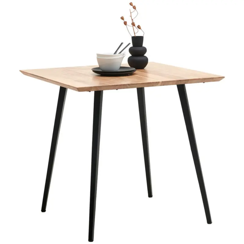 Esstisch in Holz, Metall 80/80/76 cm