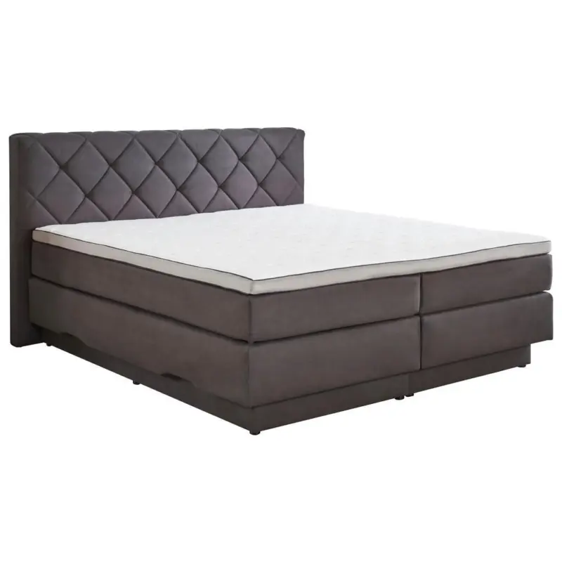 Boxspringbett 180/200 cm in Anthrazit
