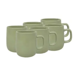 Kaffeebecherset Colori Verde 6-teilig