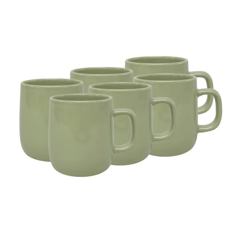 Kaffeebecherset Colori Verde 6-teilig