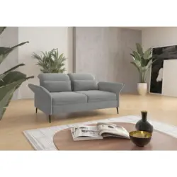 2,5-Sitzer in Flachgewebe Grau