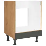 XXXLutz Lauterach - Ihr M&ouml;belhaus bei Bregenz Herdumbauschrank 60,0/87,0/56,0 cm in Gr&uuml;n, Eichefarben