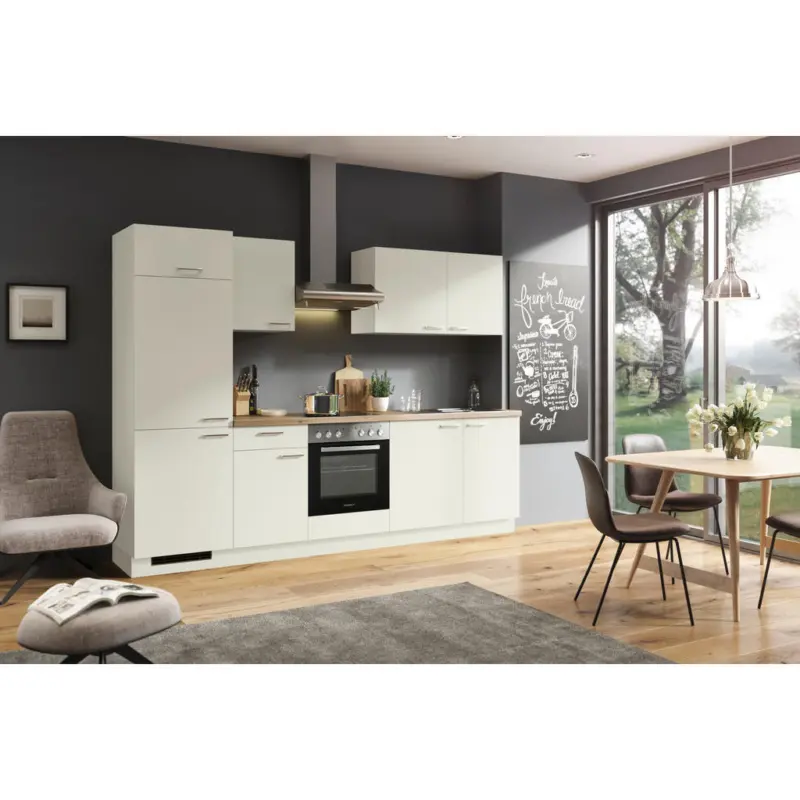 K&uuml;chenblock 280 cm in Magnolie