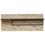 XXXLutz Lauterach - Ihr M&ouml;belhaus bei Bregenz Wandboard in 160/64/24 cm Schwarz, Eichefarben