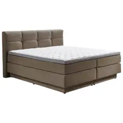 Boxspringbett 180/200 cm in Taupe