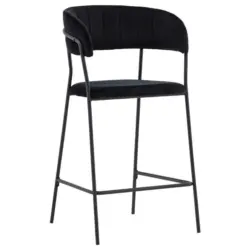 Barhocker-Set in Schwarz