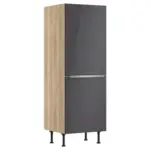 XXXLutz Lauterach - Ihr M&ouml;belhaus bei Bregenz Ger&auml;teumbauschrank 60/176,6/58,1 cm in Anthrazit, Wildeiche