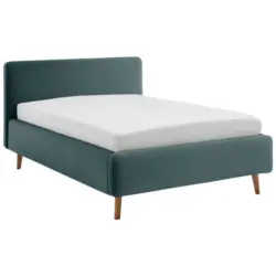 Polsterbett Blau 140/200 cm