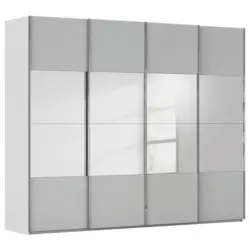 Schwebet&uuml;renschrank in Seidengrau