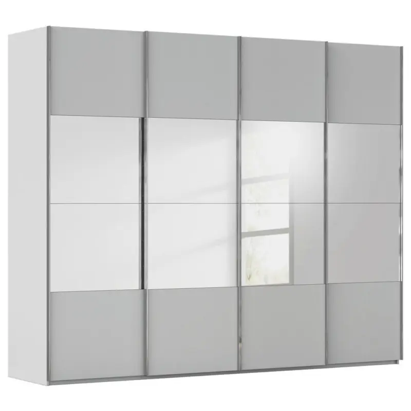 Schwebet&uuml;renschrank in Seidengrau