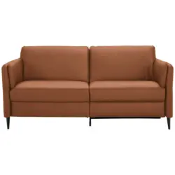 3-Sitzer-Sofa Latina in Echtleder Cognac
