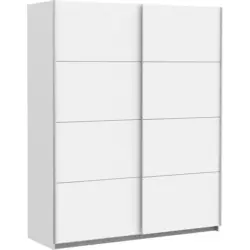 Schwebet&uuml;renschrank in Wei&szlig;