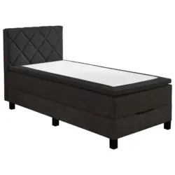 Boxspringbett 120/200 cm in Schwarz
