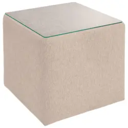 Beistelltisch in Textil 45/45/50 cm