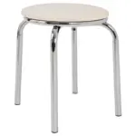 XXXLutz Lauterach - Ihr M&ouml;belhaus bei Bregenz Stapelhocker in Metall, Kunststoff Wei&szlig;, Chromfarben