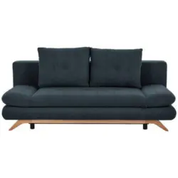 Schlafsofa in Flachgewebe Dunkelgrau