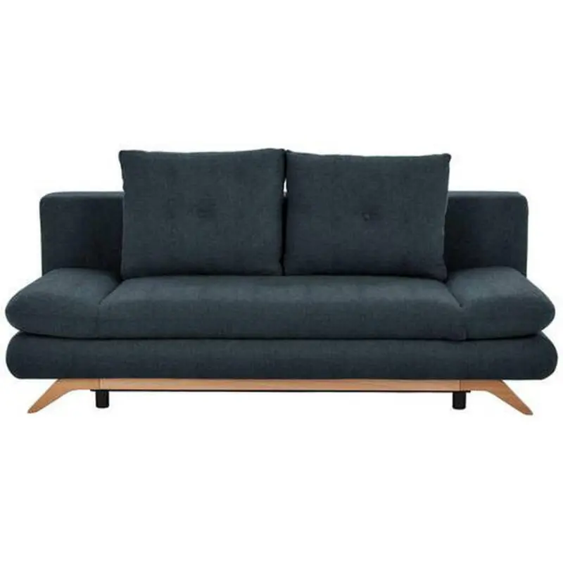Schlafsofa in Flachgewebe Dunkelgrau