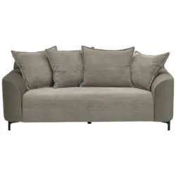 2-Sitzer-Sofa in Cord, Velours Braun