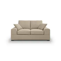 2-Sitzer-Sofa in Flachgewebe Beige 182/93 cm