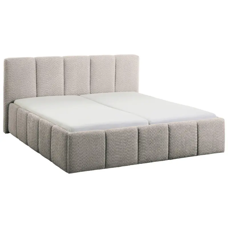 Polsterbett Grau 180/200 cm