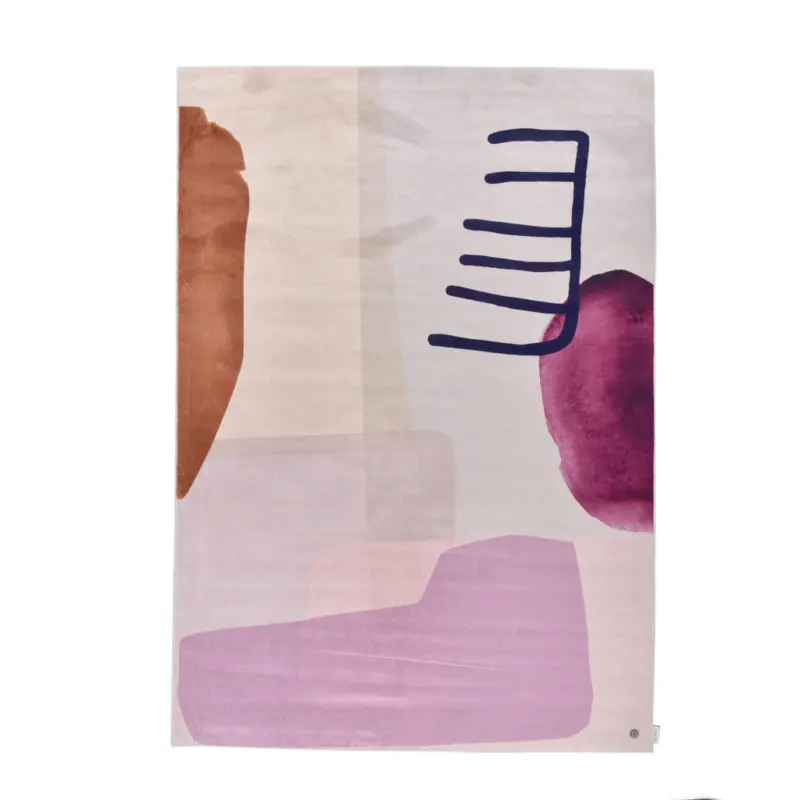 Webteppich 140/200 cm Shapes - TWO Multicolor, Rosa