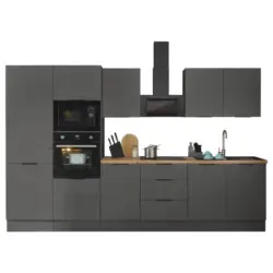 K&uuml;chenblock in Graphitfarben