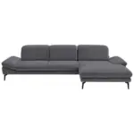 XXXLutz Lauterach - Ihr M&ouml;belhaus bei Bregenz Ecksofa in Chenille Anthrazit 319/188 cm
