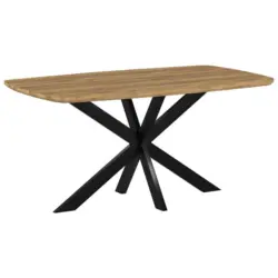 Esstisch in Holz, Metall 160/90/77 cm