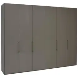 Dreht&uuml;renschrank in Graubraun