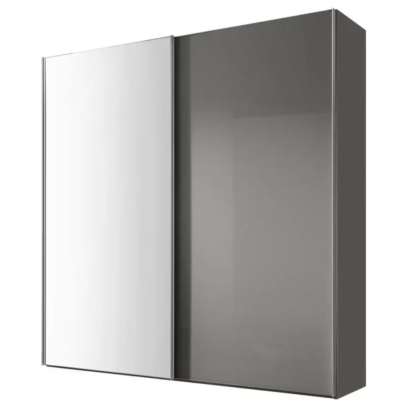 Schwebet&uuml;renschrank in Grau