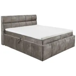 Boxbett 180/200 cm in Greige