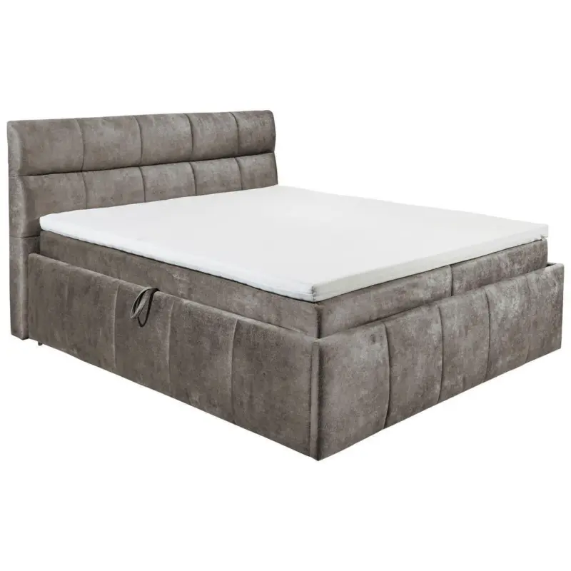 Boxbett 180/200 cm in Greige