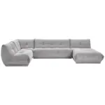 XXXLutz Lauterach - Ihr M&ouml;belhaus bei Bregenz Wohnlandschaft Giselle in Cord Grau