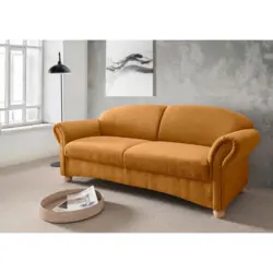 2,5-Sitzer Torello in Mikrofaser Goldfarben